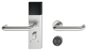 deurterminalset, Häfele Dialock DT 710 met bluetooth-interface HB, voor binnen-/gastenkamerdeur, met draaiknop