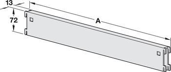 Klemschroef, M8 x 50, voor dwarsverbinder en staander