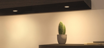 Opbouwlamp, rond, LED 3005 – Loox, 0,8 W, kunststof, 24 V