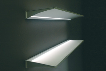 verlichte plank, LED 1814, glazen schap met verlichting, 230 V