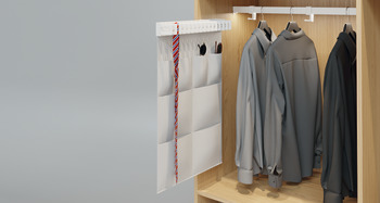 Textiel opbergsysteem, voor Häfele DressCode multifunctioneel uittrekelement
