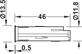 deursensorschakelaar, Häfele Loox, modulair, voor clipverbinder