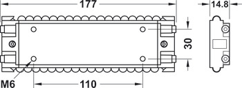 Kogelomloopwagen, lineaire geleider Accuride 0116