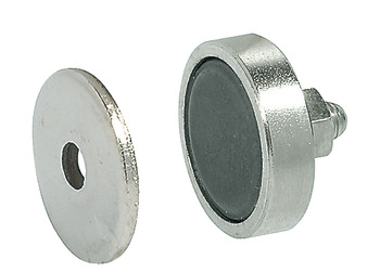 Magneetsluiting, houdkracht 3,0 kg, schroefdraad M5, voor metalen kasten