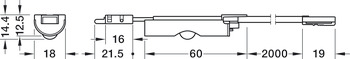 Bewegingsmelder, Loox5, voor ladeprofiel Häfele Loox, 12 V