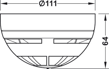 RF-extensie, draadloze plafondrookmelder GC 173