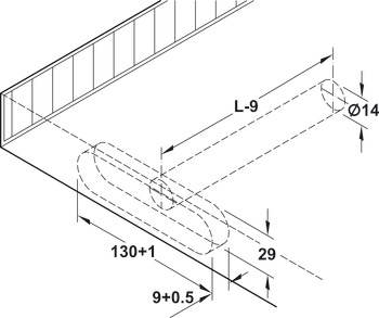 Plankdrager, met bevestigingsplaat, zij-, hoogte- en hellingshoekafstelling