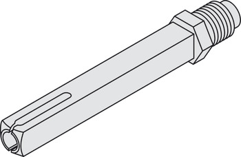 Vierkante stift, Bisschop, wisselstift 10 mm, M12