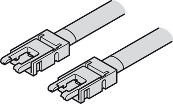Verbindingskabel, voor Häfele Loox5 ledstrip 8 mm 2-pol. (monochroom)