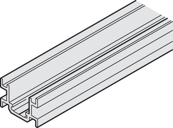 Looprail, geleiderail Forslide/Mixslide, voor plafondmontage, voorgeboord
