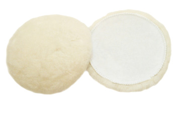 Lamswollen polijstpad, voor het polijsten van veeleisende oppervlakken