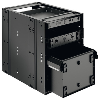 Stalen container, Quick-Kit-600, hoogte-indeling 1-3-3-3-3