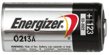 Batterij, CR123, lithium, 3V, fotobatterij