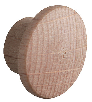 afdekkap, Massief hout onbehandeld, voor blind boorgat Ø 8 mm
