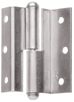 Opschroefscharnier, van staal, bocht D, 7,5 mm
