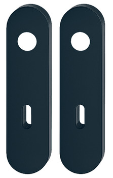 BB-kortschild, polyamide, Hewi, model 230.23R, voor deurkruk met R-techniek