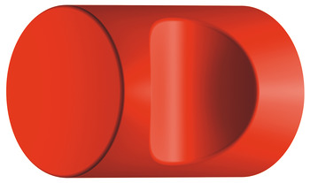 Meubelknoppen, van polyamide, diameter 13, 20 en 23 mm, met handgreep, cilindrisch