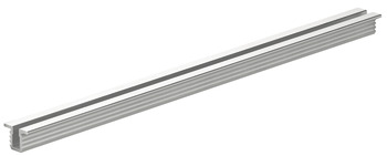 Loop-/geleiderails, eenvoudig, boven en onder, aluminium