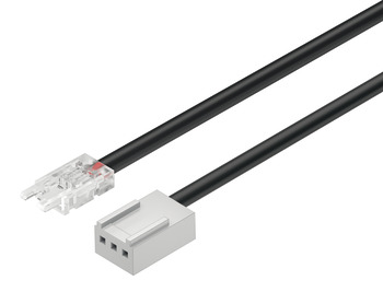 Adapter-aansluitsnoer, voor ledstrips met Loox5-clip voor aansluiting op voeding of kleurmengapparaat Loox