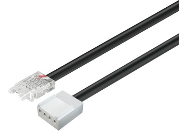Adapter-aansluitsnoer, voor ledstrips met Loox5-clip voor aansluiting op voeding of kleurmengapparaat Loox